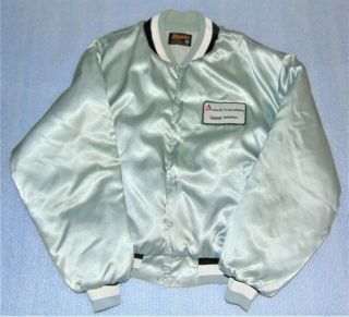 Vintage Swingster Allis Chalmers Gleaner Combines Quilted Satin Jacket Size Xxl