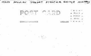 Parade Range Military Soldier Target RPPC Photo Postcard 20 - 1123 2