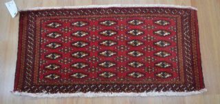 1 ' 8 x 3 ' 4 Fine Weave Turkoman Tribal Handmade Oriental Wool Rug 2 x 4 3
