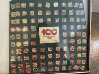Vintage Coca - Cola 100 Years Centennial Celebration Pin Series Set 1886 - 1986