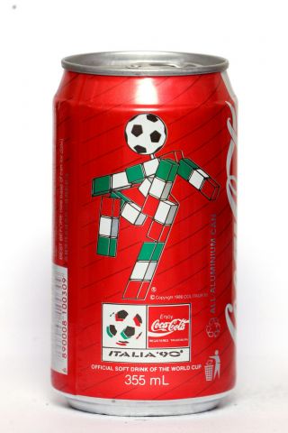1990 Coca Cola Can From Hongkong,  Italia 