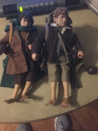 Frodo Baggins 1/6 Scale Figure Lord Of The Rings W Sam Sideshow