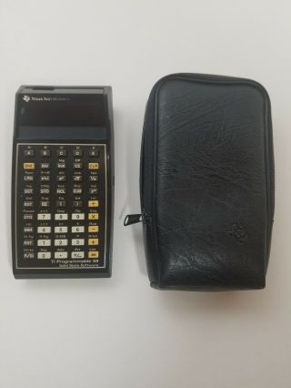 Texas Instruments Ti Programmable 59 With Case