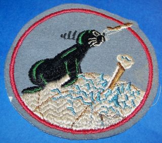 Large Cut - Edge Wool Ww2 Aaf Marks Army Airfield,  Nome,  Alaska Patch