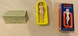 1949 Vintage Franco - American Novelty Co.  Venus In The Bath Trick W/instructions