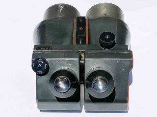 Vintage Wwii German D.  F.  10x80 Flak Binoculars Flakfernrohr Cxn Emil Busch