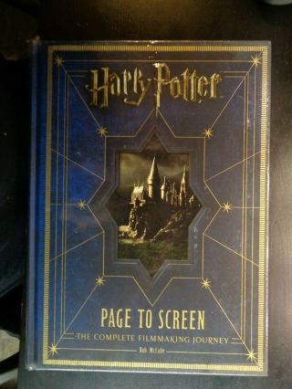 Harry Potter Page To Screen The Complete Filmmaking Journey H/c Mccabe