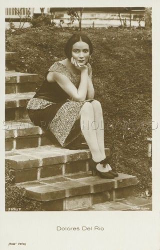 Dolores Del Rio 1930s Vintage Postcard 4 Cp