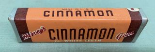 Vintage Antique Nos Pack Of Gum Cinnamon E.  C.  Harvey & Sons San Francisco