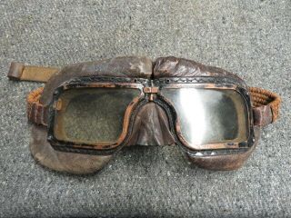 Wwii Rcaf Royal Canadian Air Force Mk Iii Flying Goggles - Dated 1940 -