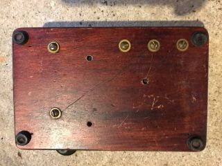 Antique International Signal Electric Mfg.  Co.  Telegraph Key Morse Code 2