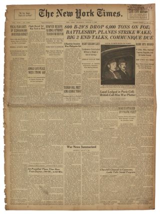 York Times  Newspaper From 2 August 1945