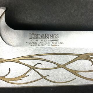 Hadhafang: Sword of Arwen United Cutlery UC 1298 Lord of the Rings 2002 2