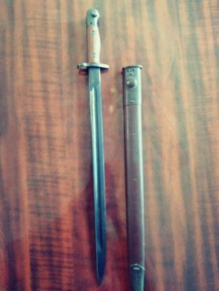 Enfield Sword Bayonet Smle No 1 Mk 3 Pattern 1907 Bayonet Vintage Minty