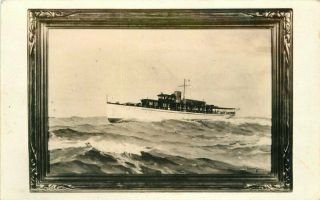 Buster Keaton Harbor Springs Michigan Yacht Canin 1930s Rppc Photo Postcard 9650