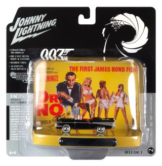 Johnny Lightning 1/64 1957 Chevy,  James Bond Dr.  No