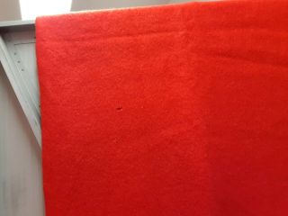 Old Vintage Ayers Pioneer Canada Pure Wool Red & Black Stripe Blanket - Twin 2