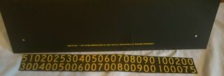 Vintage FALLOUT SHELTER SIGN US Gov Issue.  20 X 14,  with 1 NUMBER SET 3
