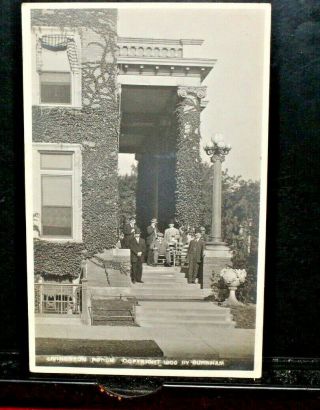 D836,  Seldom Seen Real Photo Livingston House Dwight? Ill Burnham Photo 1909