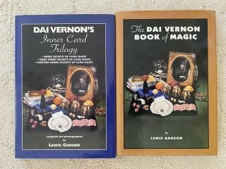 Dai Vernon’s Inner Card Trilogy And Dai Vernon Book Of Magic - Set - Lewis Ganson