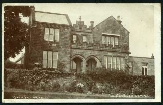 Real Photo Postcard Over Silton Hall Steven Series Thirsk Posted 1907