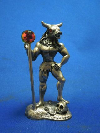 Vintage The Minotaur Pewter Figure from The Tudor Myth and Magic 2