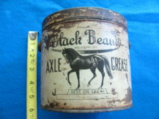 Vintage En - Ar - Co Black Beauty Axle Grease Empty 3 Can