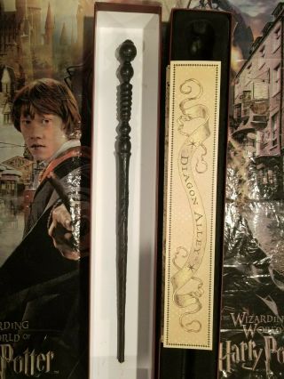 Harry Potter Universal Ash Interactive Wand Wizard Cos Play Real Deal Jk Rowling