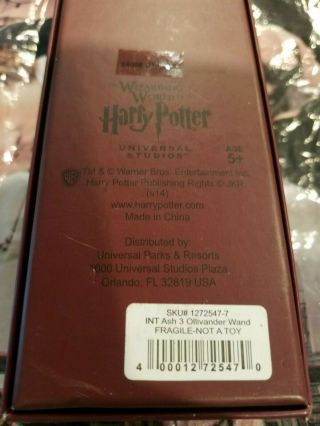 Harry Potter Universal ASH Interactive Wand Wizard Cos play real deal jk rowling 2