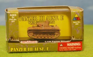 Toys Millenium Classic Armour Panzer Iii Ausf.  E Military Tank 1:144 Scale