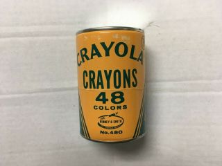 Rare Vintage Crayola 48 Colors Crayon Can Nos