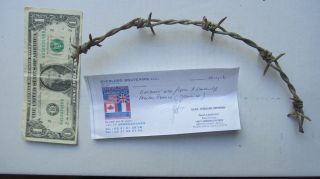 Wwii German Barbed Wire From Omaha Beach,  Normandy,  Dday,  France,  Overlord,  Gift