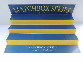 Matchbox Lesney Series 1 - 75 Shop Display Stand 7 In X 13 In