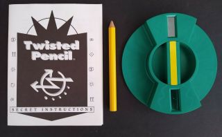 Twisted Pencil - Magic - Milton Bradley - Tenyo & Mb Magic Trick
