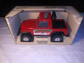 Vintage Tootsietoy Jeep Desert Rat Toy Truck Diecast 1983