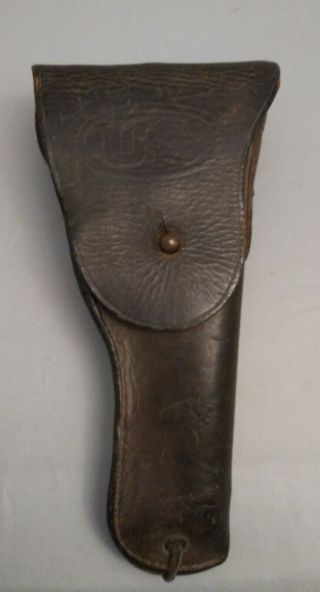 Wwii Us Boyt 44 Marked Leather Holster For Colt 1911 45