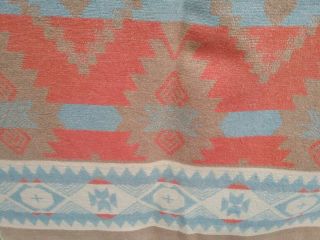 Camp blanket with Indian Design Well worn Beacon Vintage 3
