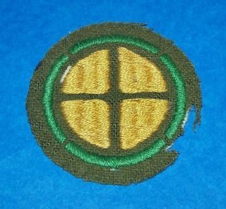 Rare Wool Pre - Ww2 35th Infantry Division Military Police Patch