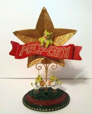 Whimsical World Of Pocket Dragons,  Peace On Earth Display,  By Real Musgravee