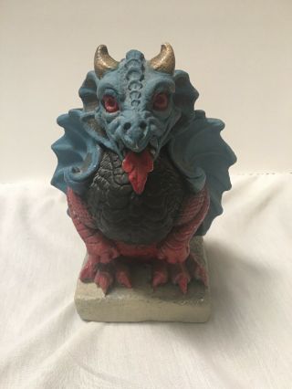 Windstone Editions Large Male Dragon 1994 Artist Pena Signed.  9” Tall.
