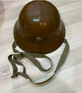 Ww2 Former Japanese Army,  Helmet With Star