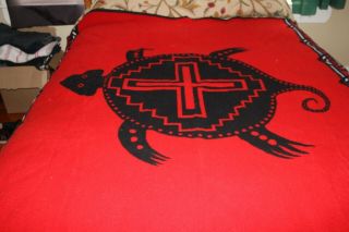 Pendleton Native American Turtle Wool Reversible Blanket