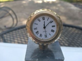 John Deere Marble Base w/ Quartz Golf Ball Clock Service Award - Heritage Turf 3