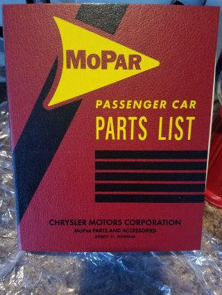 Vintage Collectible Mopar Passenger Car Parts List 4 Glasses
