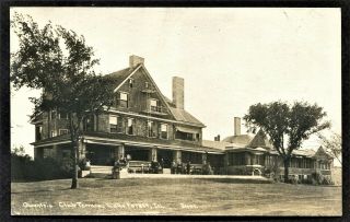 Lake Forest Il Onwentsia Polo Club Terrace Rppc 1911 C R Childs