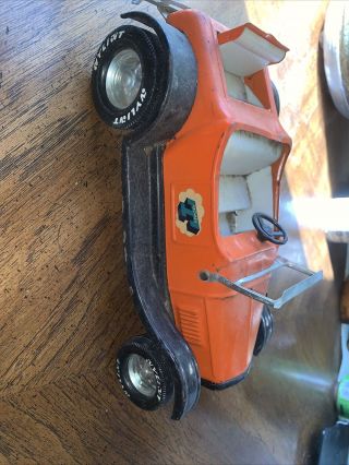 Nylint Model T Roadster W/ Rumble Seat Orange 1970 