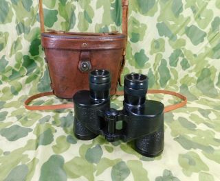 Ww 2,  U.  S.  M3 6x30 Power Binoculars With M17 Carrying Case 1943