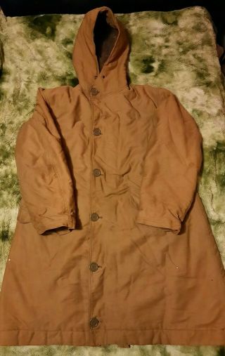 Very Rare Wwii Usn Navcomsta 88 N1 Cold Weather Deck Jacket Navy Communications