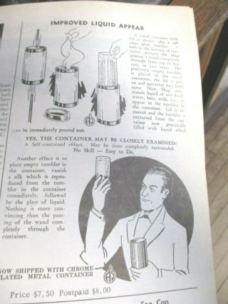 Vintage Abbott Magic Improved Liquid Appear