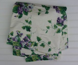 Waverly Cotton Line Vintage Fabric Sweet Violets 52w X 2.  65 Yards